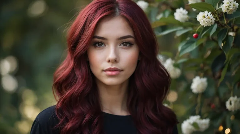 Black Cherry Hair Color Ideas